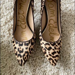 Sam Edelman leopard stiletto size 7.5.